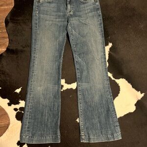 7 For All Mankind Light Blue Flare Jeans
